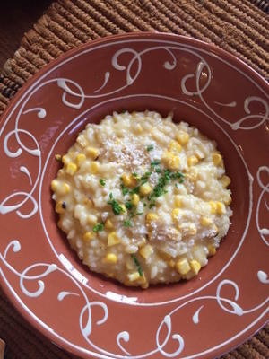 risoto de milho fresco