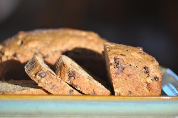 pão de banana teff sem glúten (vegan sem soja)