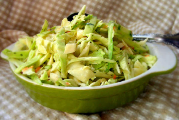salada de repolho salgada