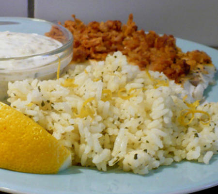 arroz parmesão limão