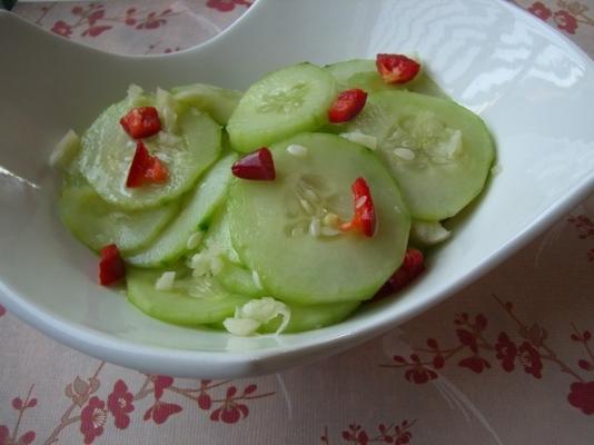 salada de pepino de xangai