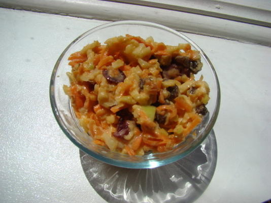 salada de passas cenoura maçã nonnie