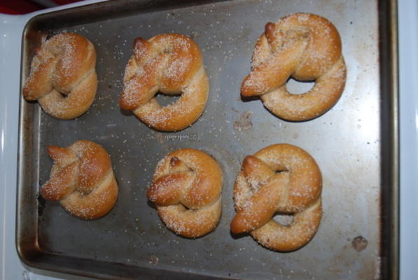 pretzel macio estilo alemão