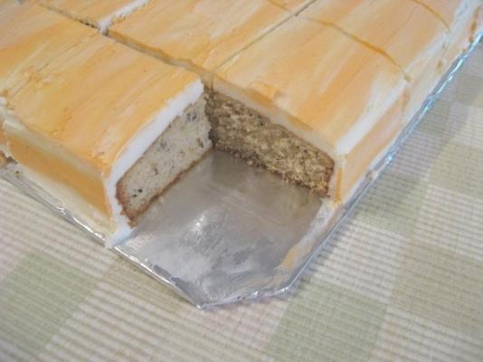 bolo de laranja williamsburg com cobertura de manteiga de williamsburg