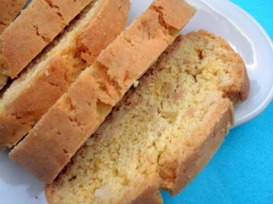 biscotti all'arancia e mandorle (biscotti de laranja e amêndoa)