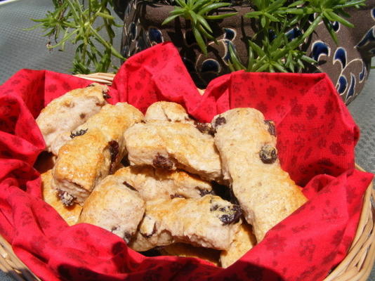 paus de canela passas scone