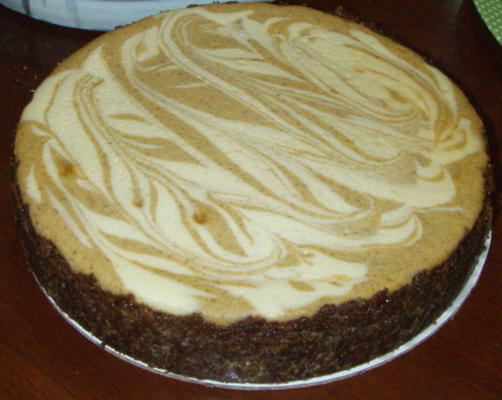 cheesecake de redemoinho de abóbora philly