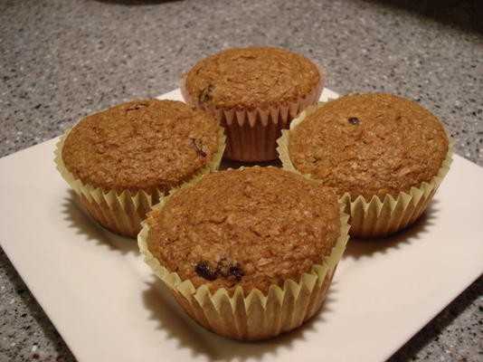 muffins de farelo de trigo