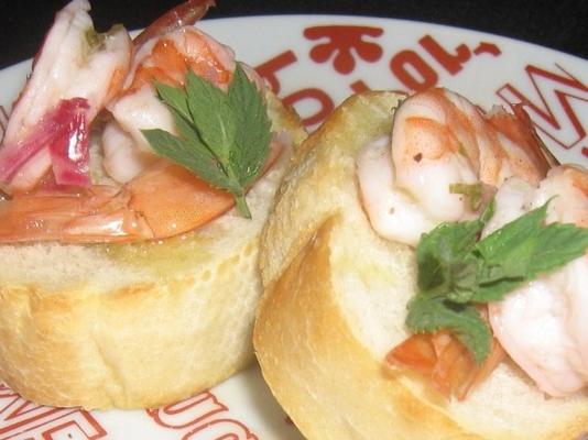 ceviche de mojito de camarão gourmet do bulevar