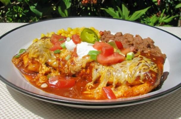 enchiladas de frango-chile