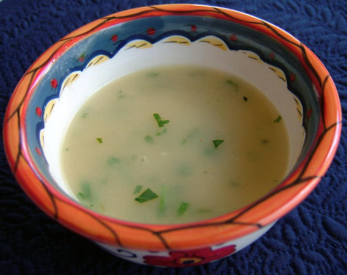 sopa de coentro fresco (sopa de coentro)