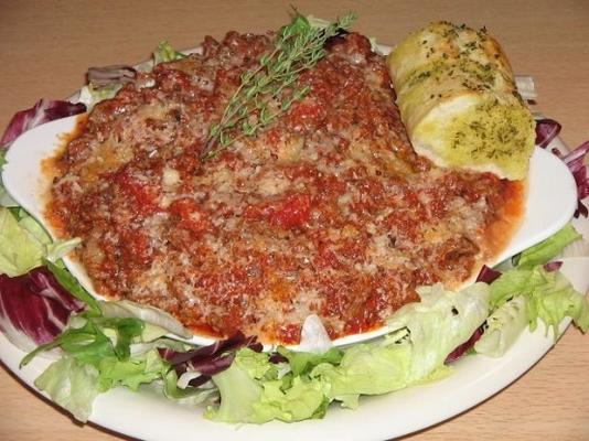 molho de canguru à bolonhesa