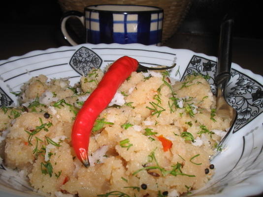 upittu (rava upma)