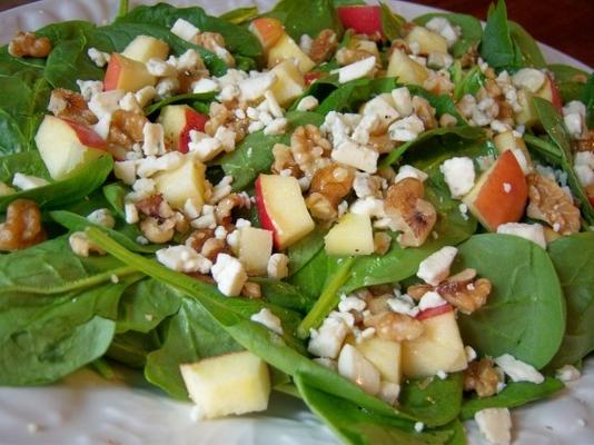 salada de outono com queijo bleu