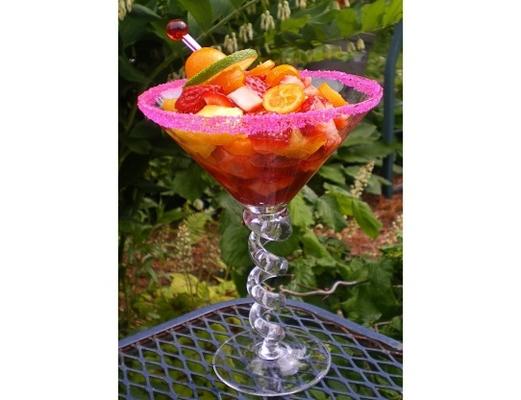 fácil e elegante cocktail de frutas