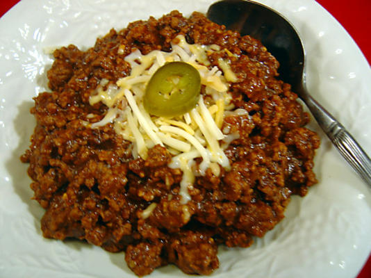 fácil chili con carne (sem feijão)