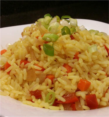 nif muito pilaf de arroz de pimentão