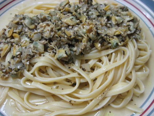 linguine do molusco favorito do brent