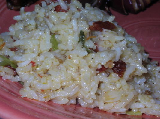 pilaf de arroz de tomate basmati-seco