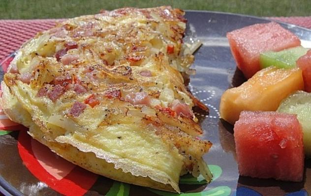 omelete de frigideira ocidental