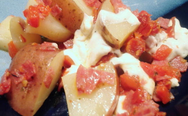 batatas de inspiração italiana