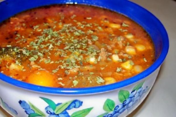 sopa de hambúrguer do chef dee
