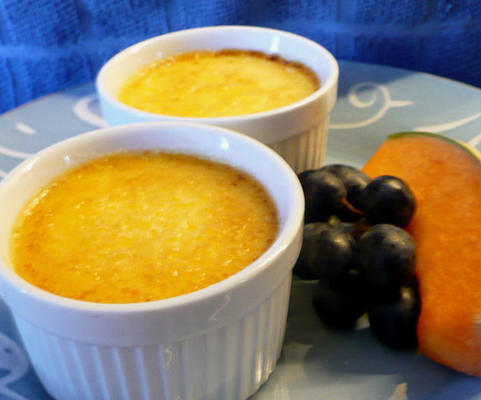 panela de barro creme brulee