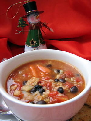 sopa de legumes no duplo