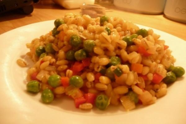 pilaf de cevada vegetal de limão