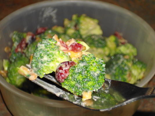 salada de brócolis vegetariano