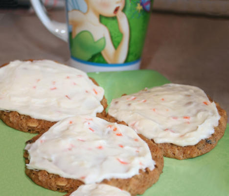 biscoitos de bolo de cenoura simplesmente delicioso