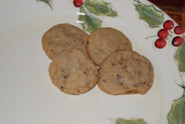 biscoitos crackle caramelo