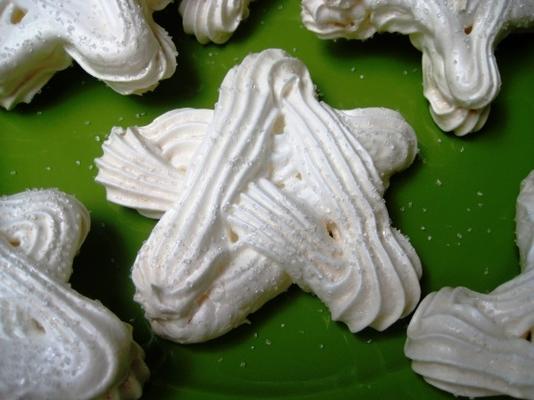 flocos de neve de merengue