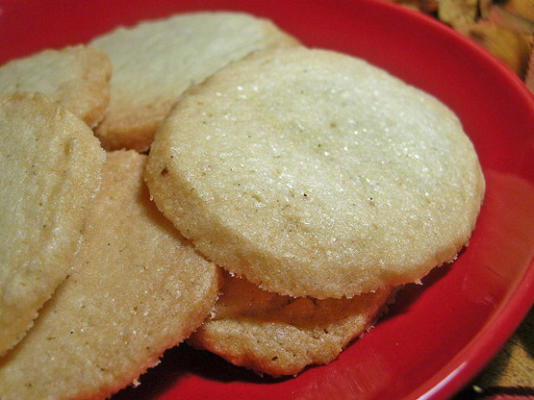 Biscoitos congelados de baunilha (bolachas) (com variações)
