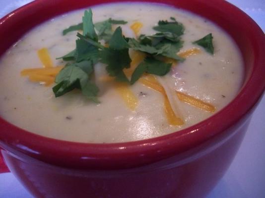 sopa de queijo e batata