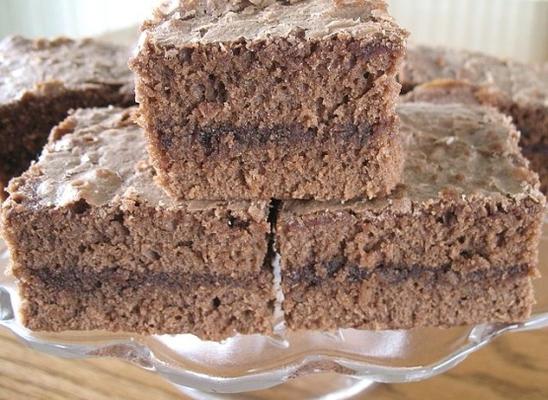 brownies recheados com caramelo