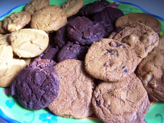 biscoitos de chocolate freddy com nozes de macadâmia