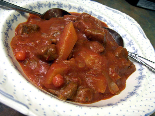 cenouras assadas e carne