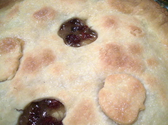 torta de cranberry-apple