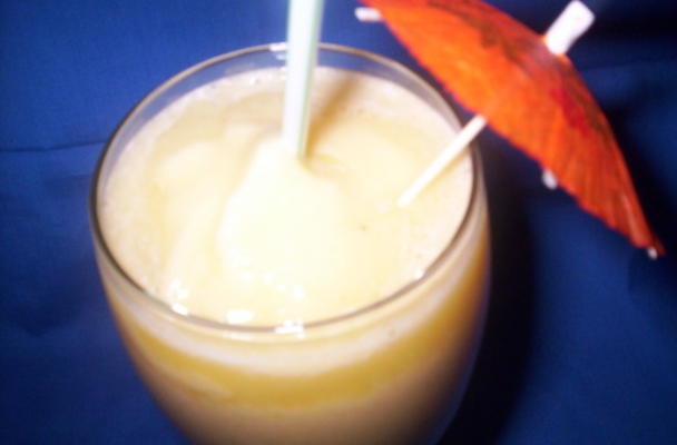 slushie de banana-abacaxi