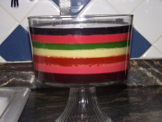 Jello de 7 camadas