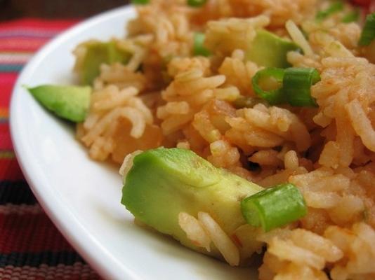 arroz cominho com abacate