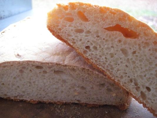 ciabatta (pão de chinelo crocante)
