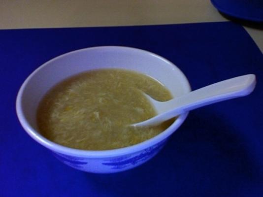 sopa de milho (oriental-ish) delicioso