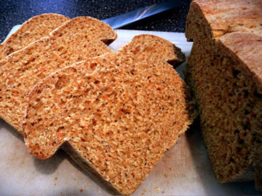 pão de semente de papoula de cenoura (breadmaker 1 1/2 lb. pão)