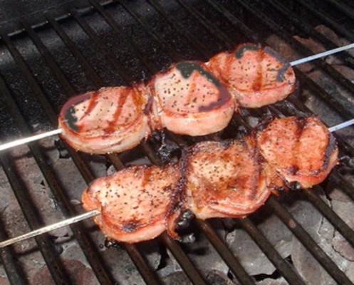 lombo de porco churrasco com bacon