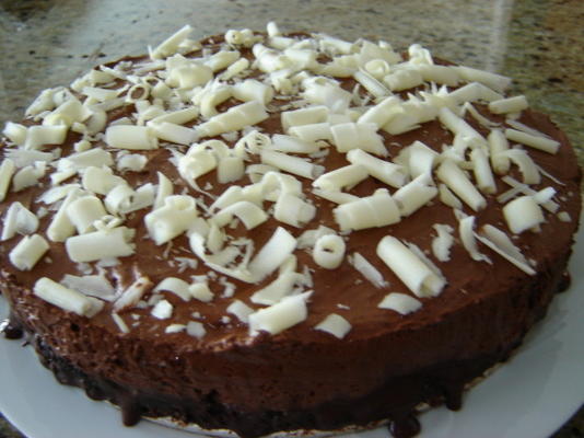 torta de chocolate triplo