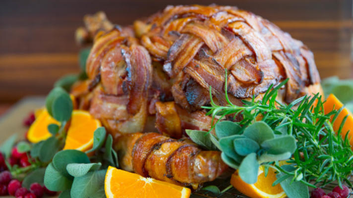 peru de treliça de bacon