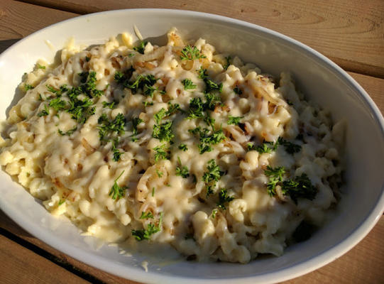 kaesespaetzle austríaco (queijo spaetzle)