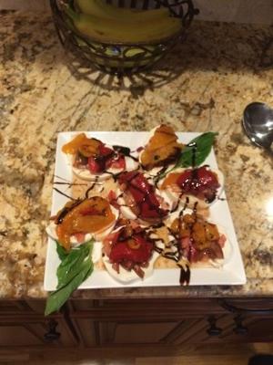 mozzarella bruchetta